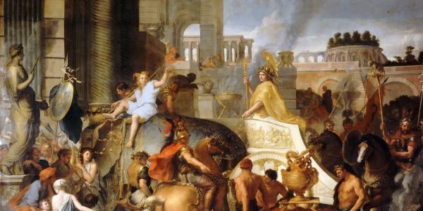 Entry of Alexander into Babylon by Charles Le Brun (1665)