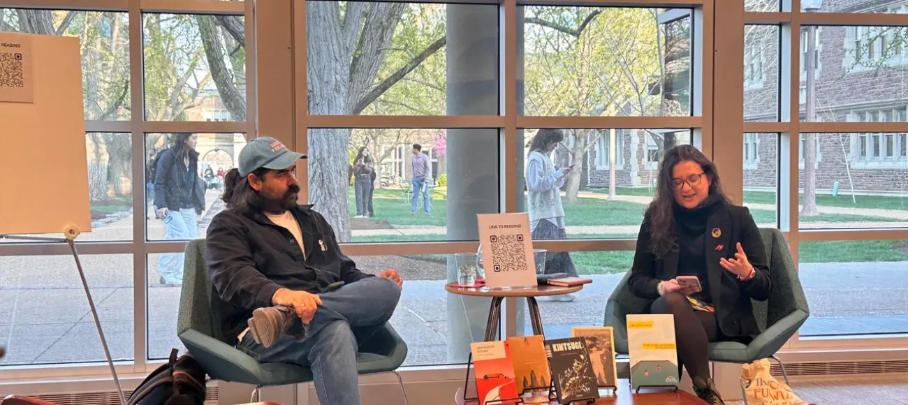 "Writer María José Navia discussed her work at Olin Library and other events"