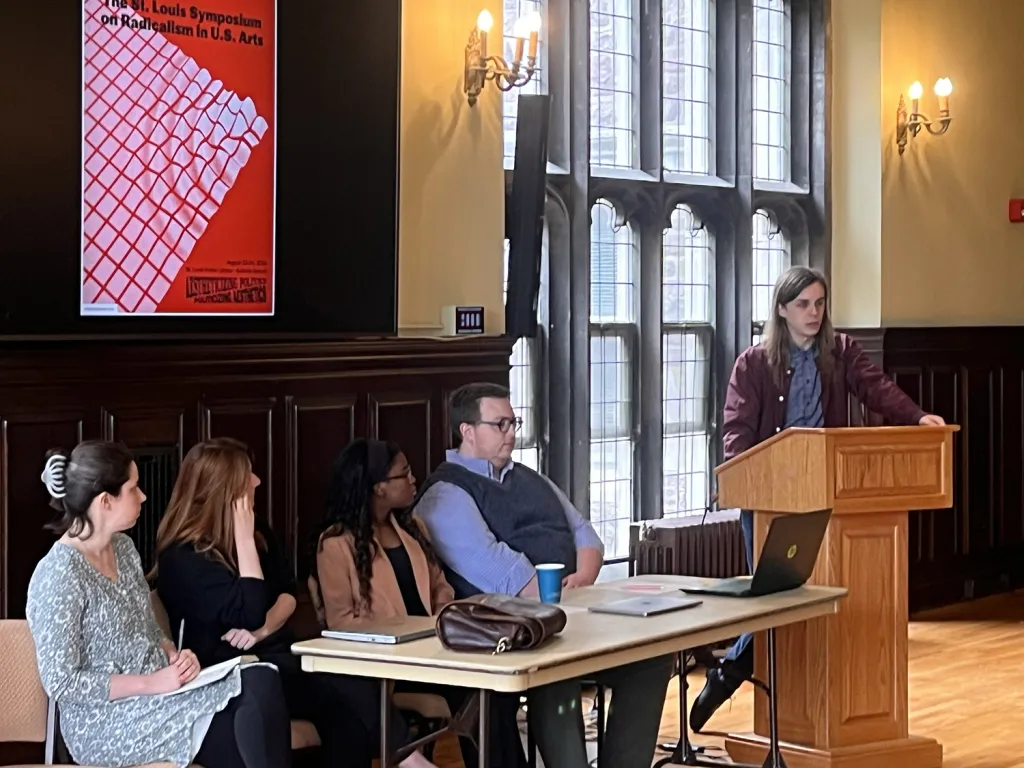 "Graduate students in the St. Louis area presented their work on local public humanities projects"