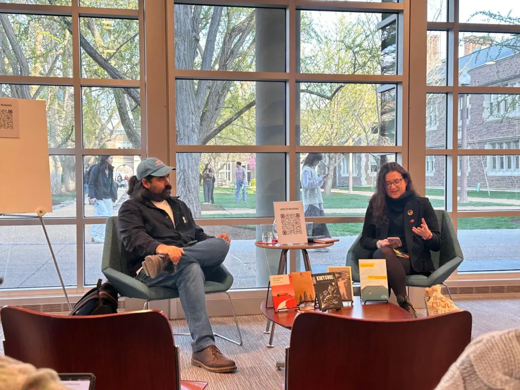"Writer María José Navia discussed her work at Olin Library and other events"