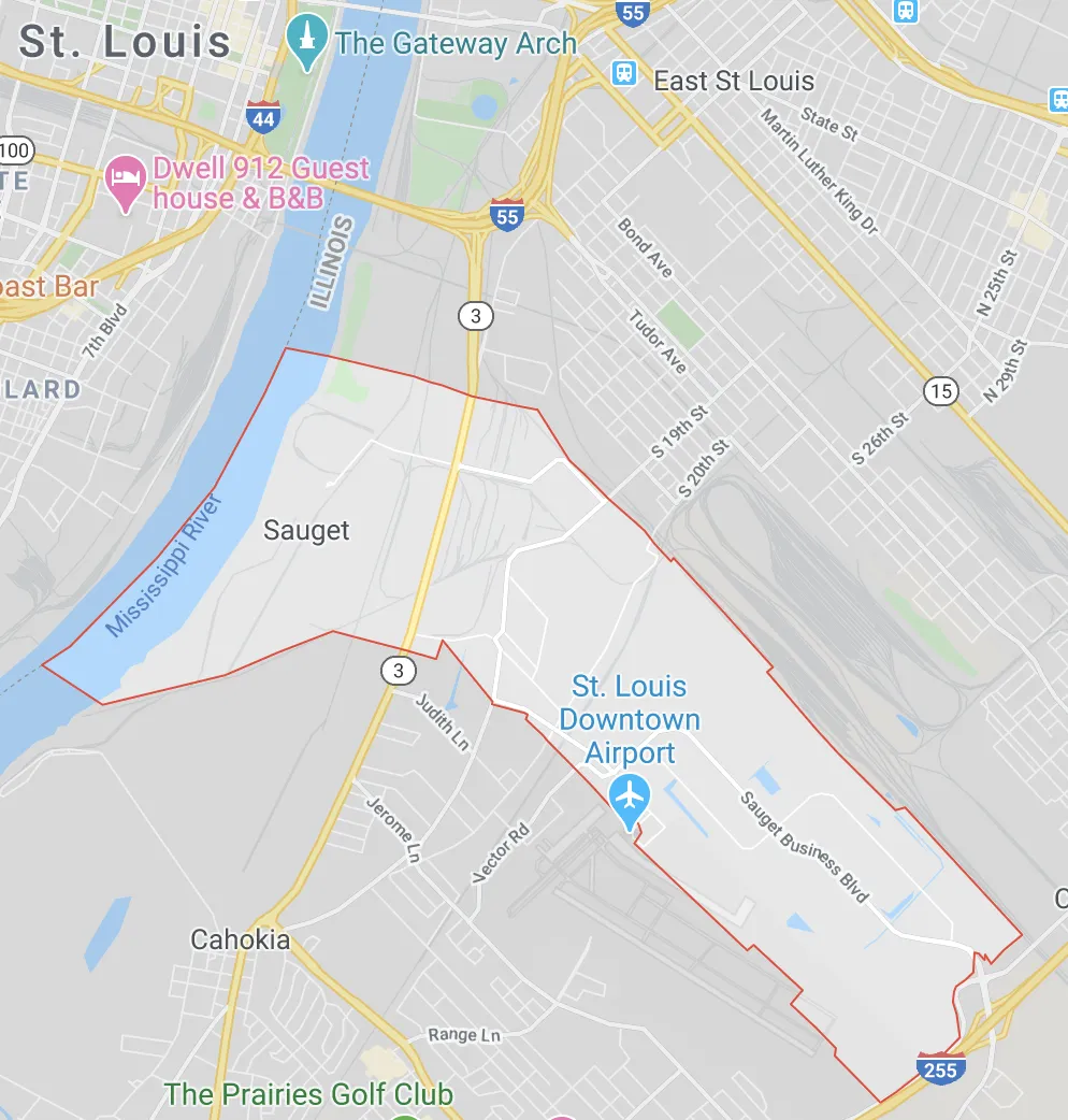 Figure 1. Geographic layout of region