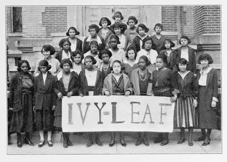 Figure 2. The Ivy Leaf Pledge Club at Wilberforce University in 1922