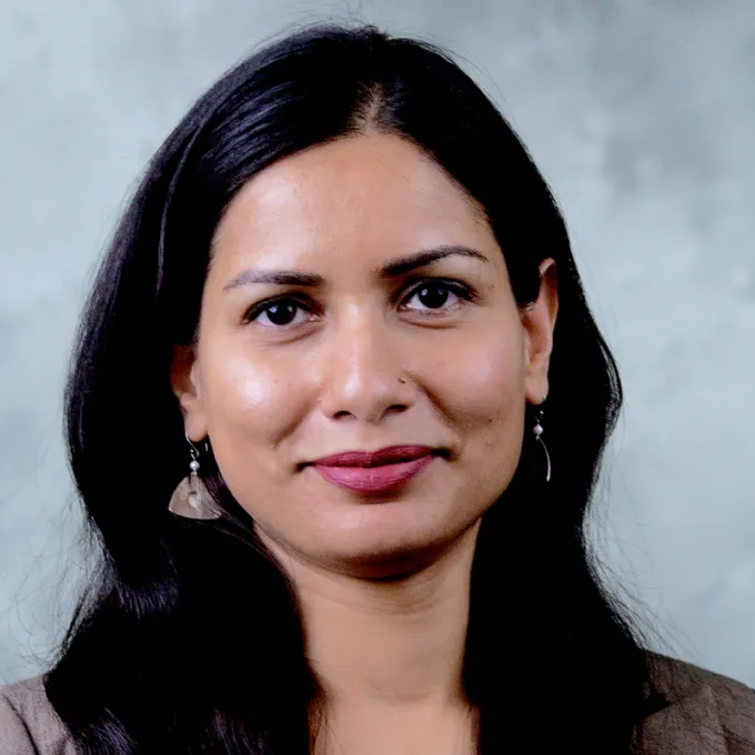 "woman with dark hair"